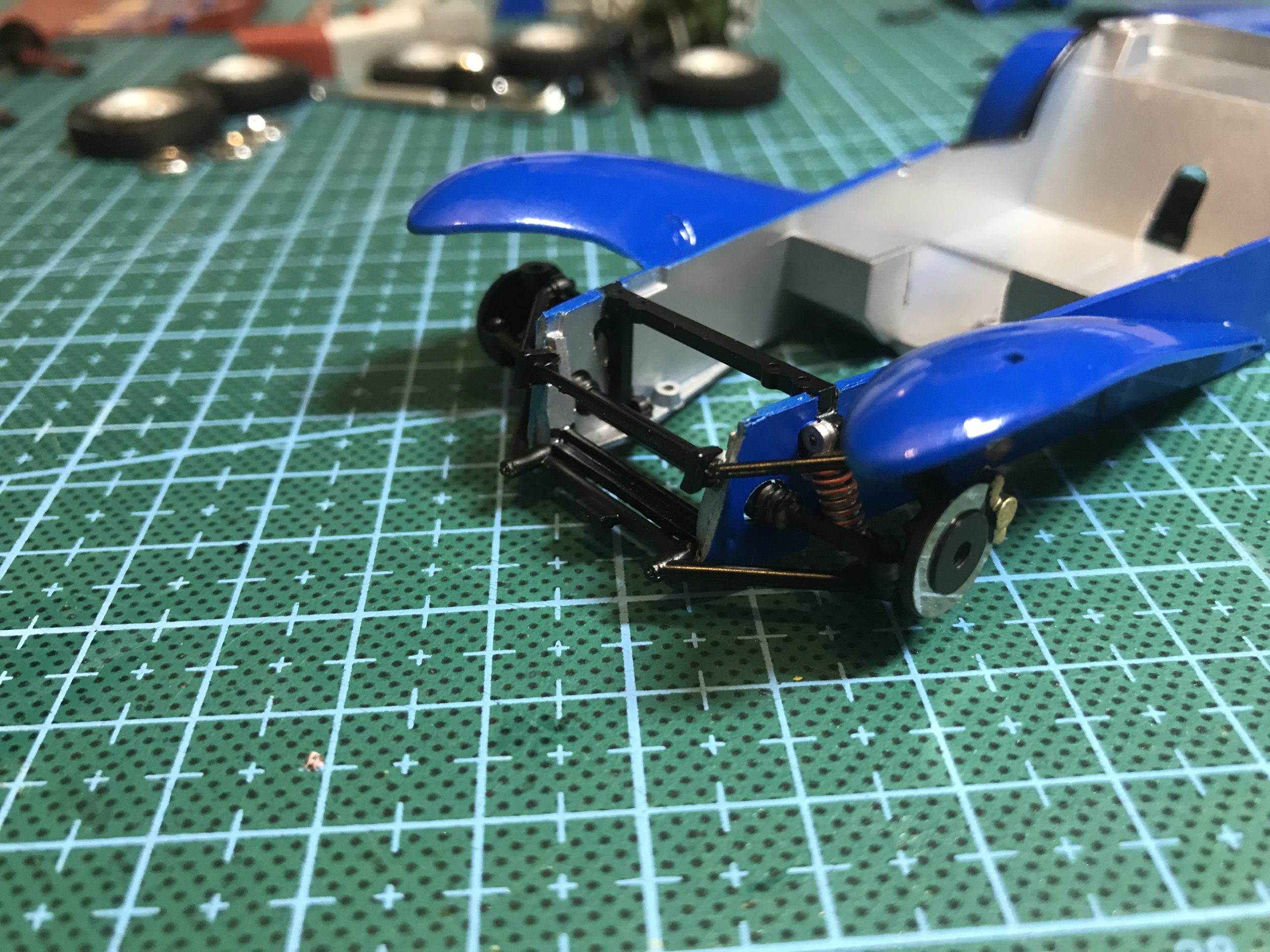Laid some paint and clear down on these two today. Tamiya Lotus