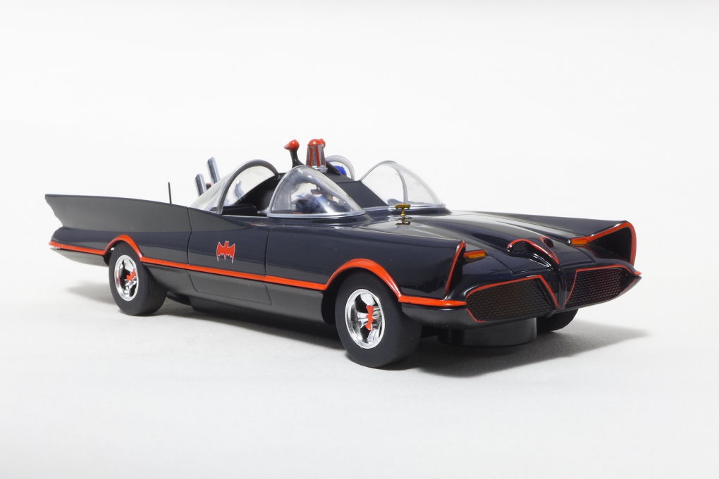 Scalextric Batmobile from 1960's Batman Television Series 1:32 Slot Race  Car C4175, Black & Orange